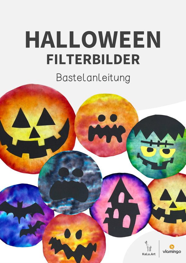 Imágenes de Halloween con filtrado de café: instrucciones para una manualidad en la clase de arte
