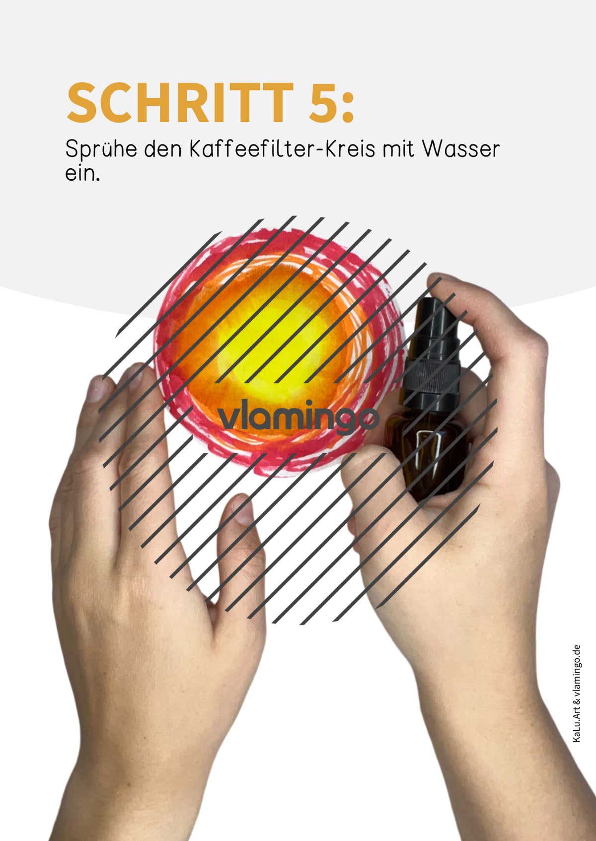 Halloween-Bilder aus Kaffeefiltern: Bastelanleitung für den Kunstunterricht