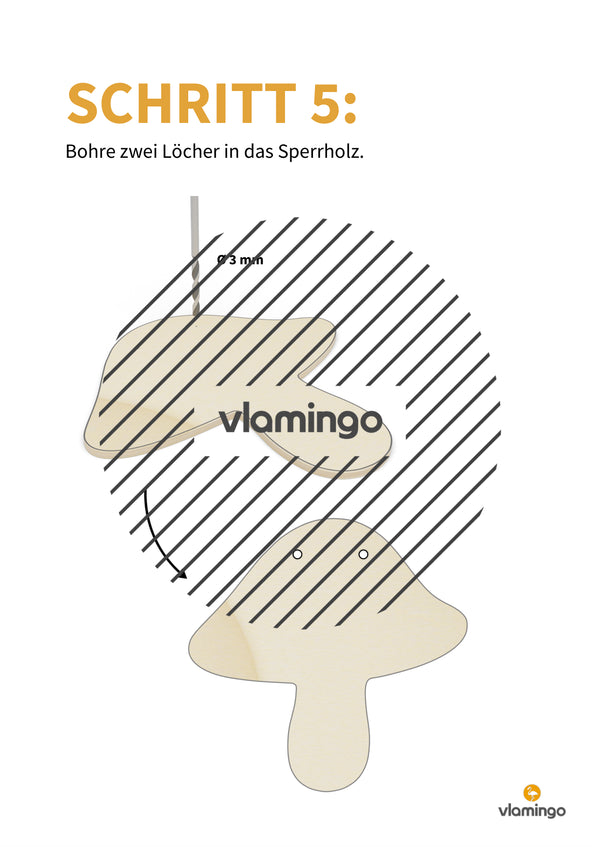Herbst-Girlande: Bauanleitung für den Werk- und Technikunterricht