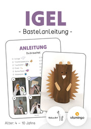 Igel: Bastelidee für die Osterzeit