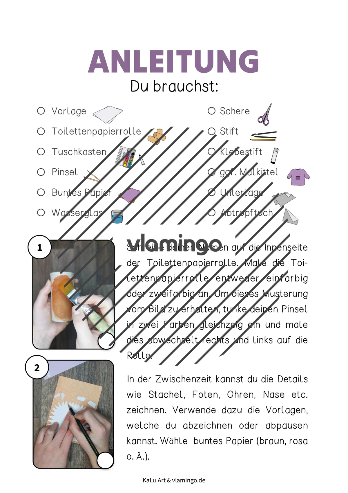Igel: Bastelidee für die Osterzeit