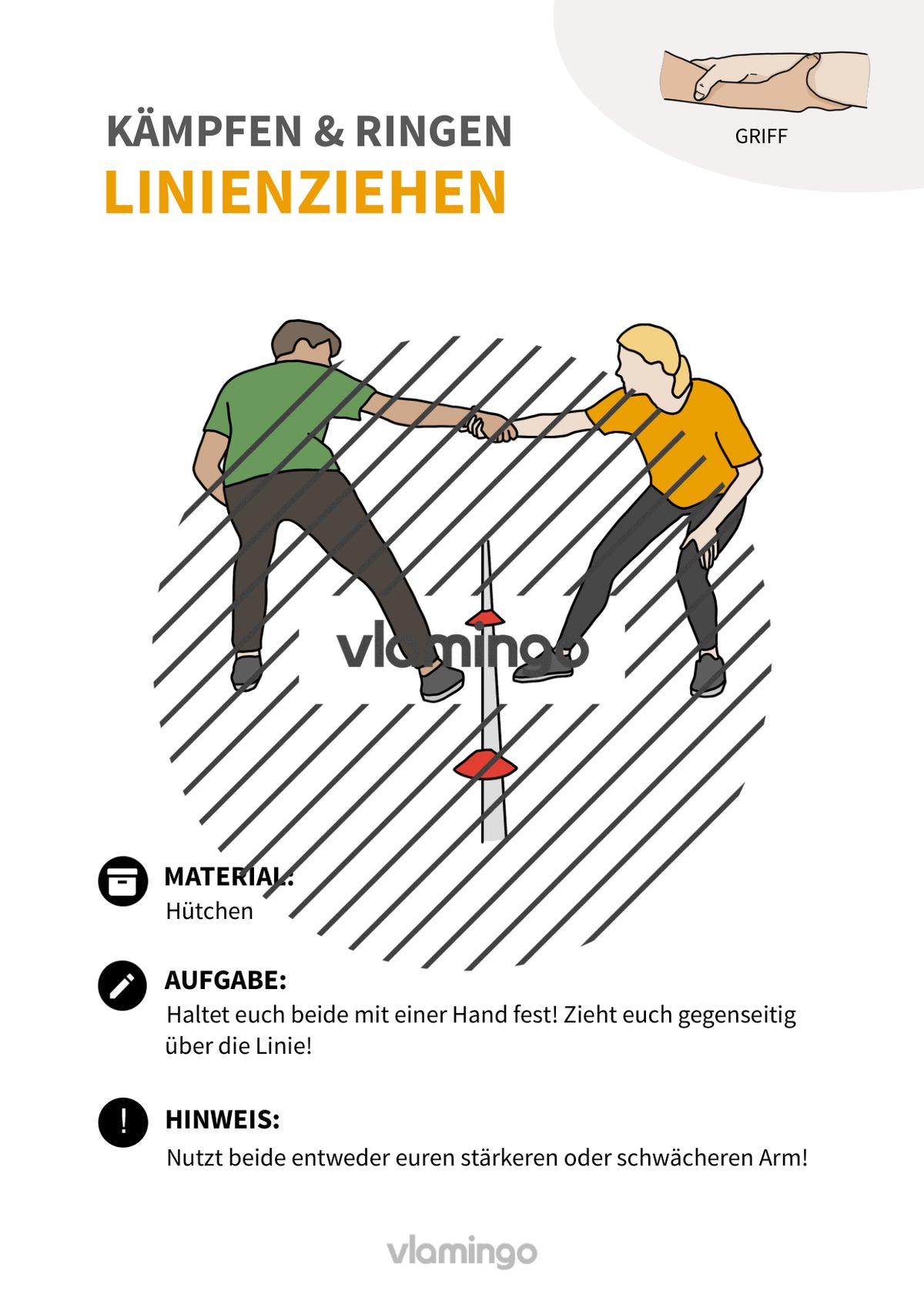 Kämpfen & Ringen: 30+ Stationskarten & Begleitmaterial für den Sportunterricht
