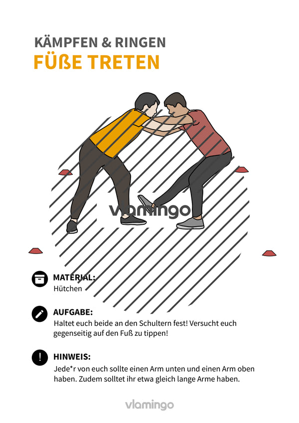 Kämpfen & Ringen: 30+ Stationskarten & Begleitmaterial für den Sportunterricht