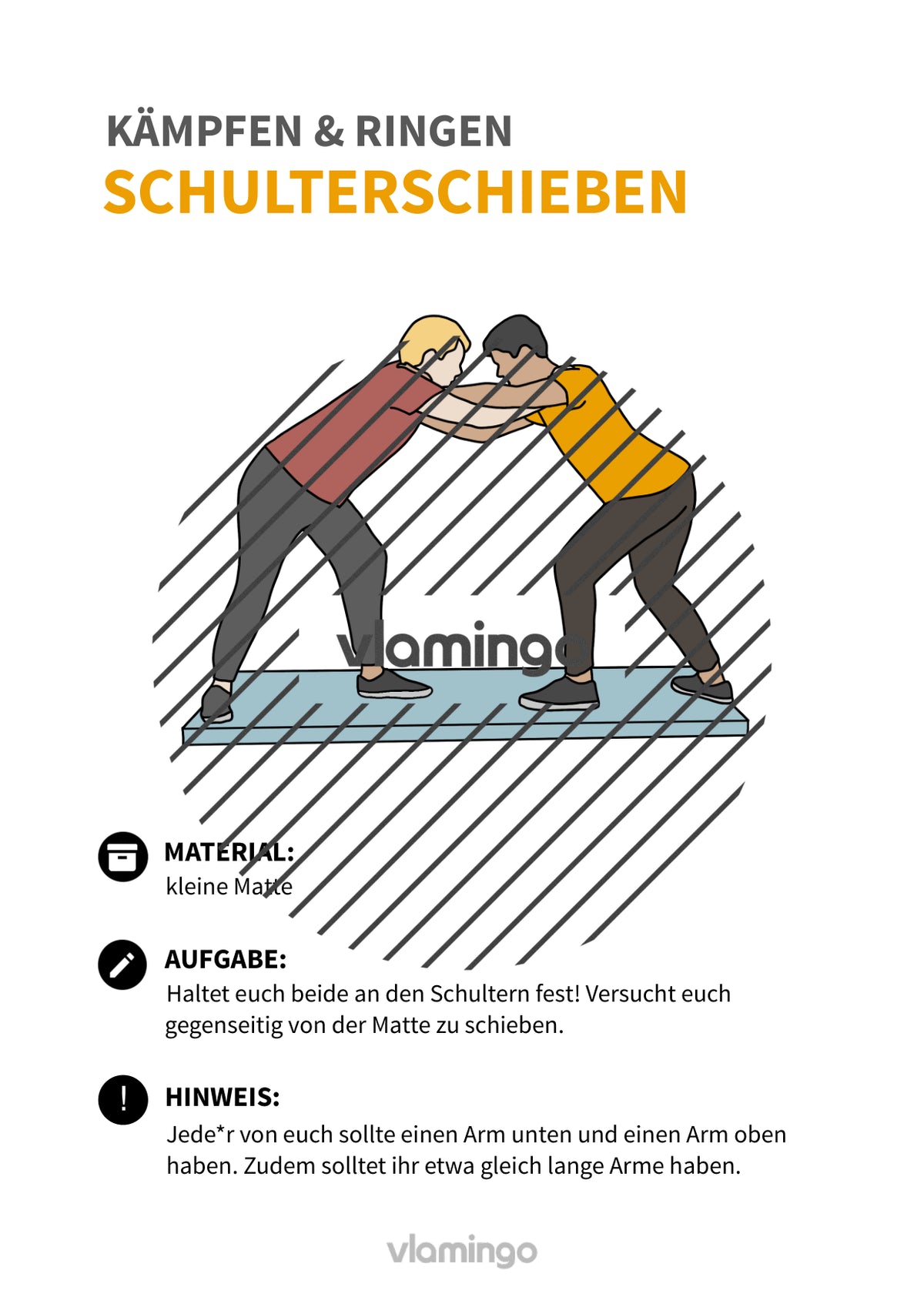 Kämpfen & Ringen: 30+ Stationskarten & Begleitmaterial für den Sportunterricht