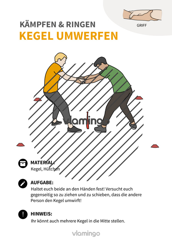 Kämpfen & Ringen: 30+ Stationskarten & Begleitmaterial für den Sportunterricht
