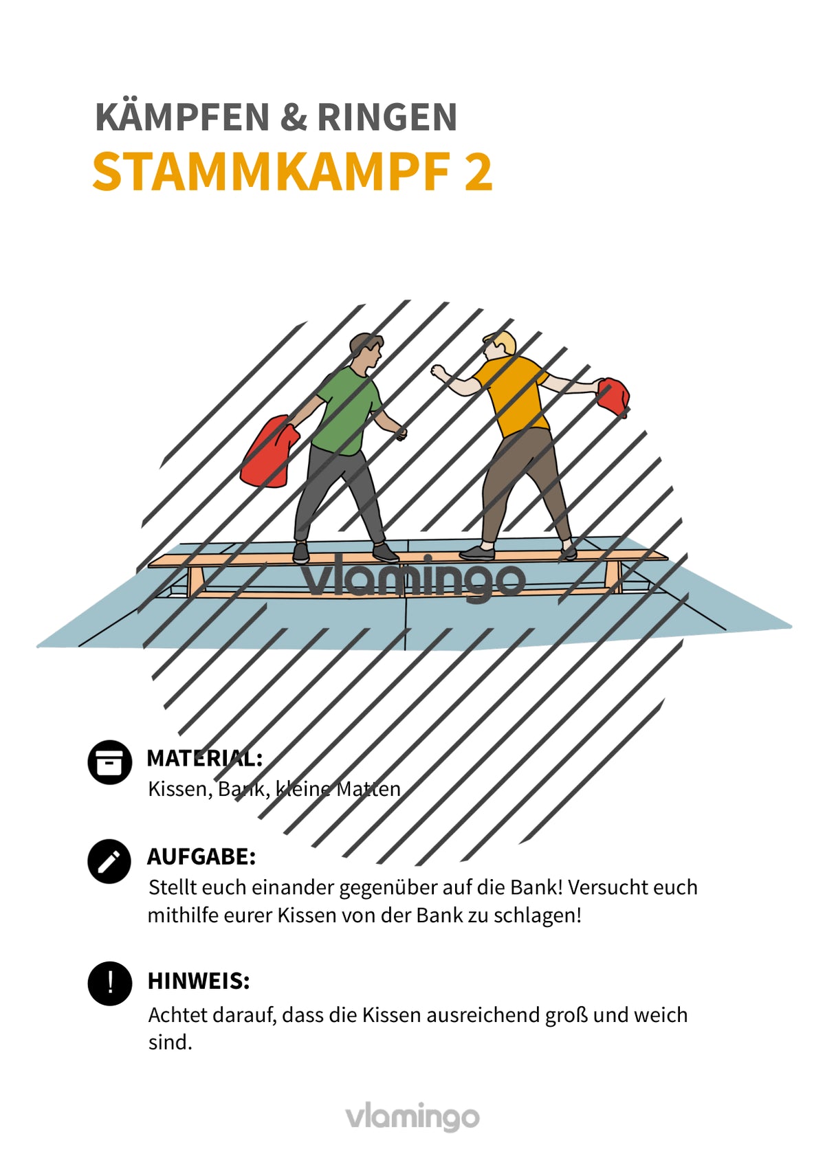 Kämpfen & Ringen: 30+ Stationskarten & Begleitmaterial für den Sportunterricht
