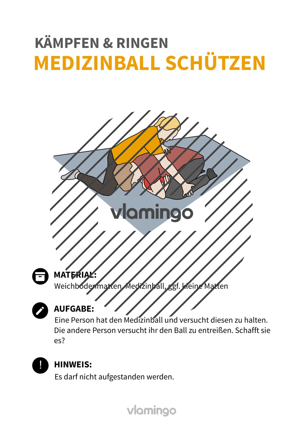Kämpfen & Ringen: 30+ Stationskarten & Begleitmaterial für den Sportunterricht