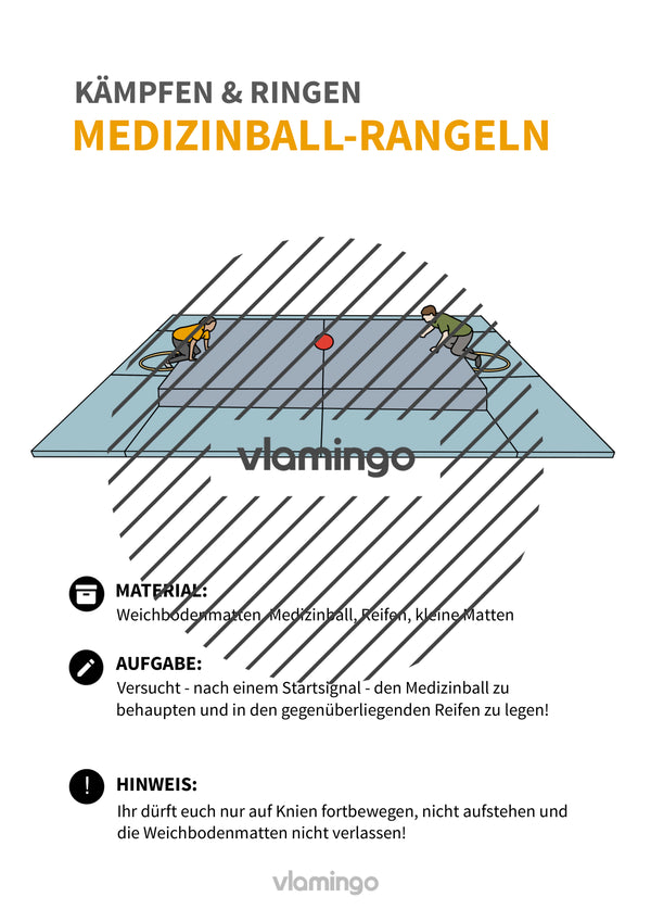 Kämpfen & Ringen: 30+ Stationskarten & Begleitmaterial für den Sportunterricht