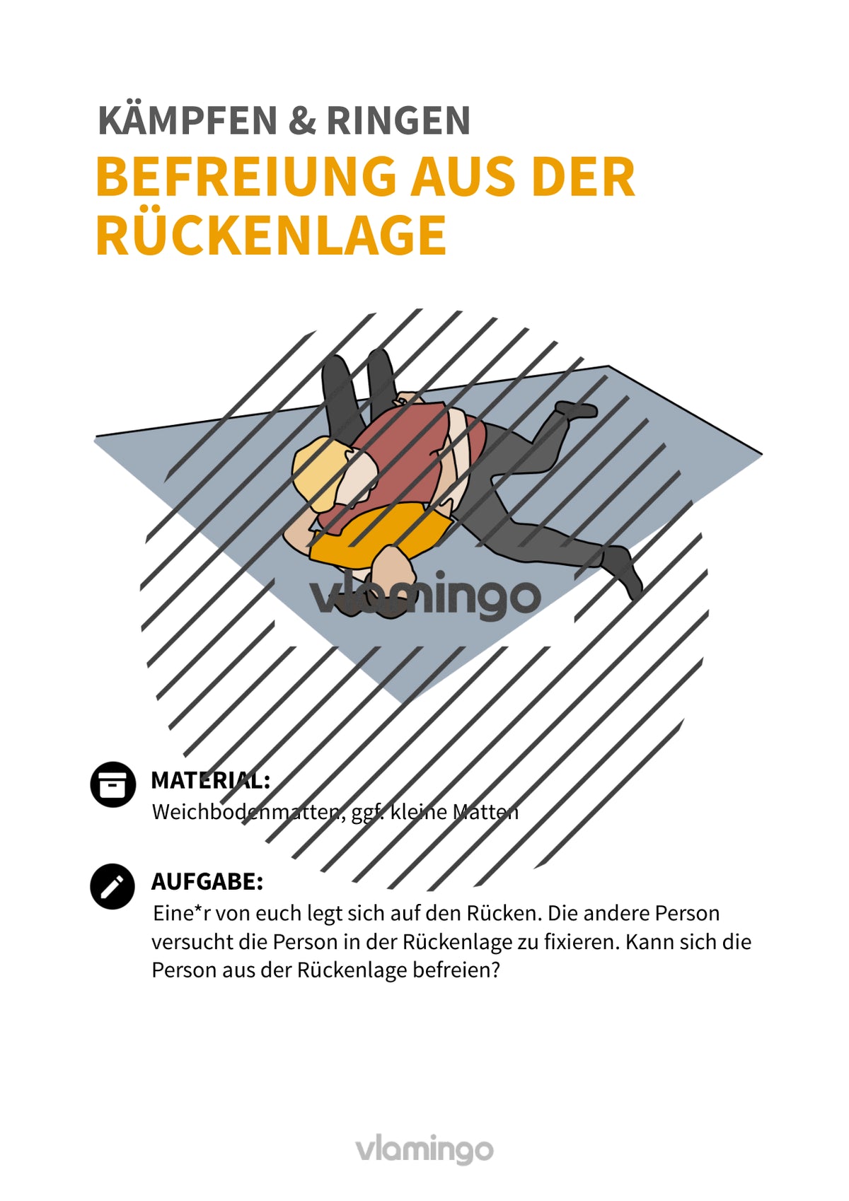 Kämpfen & Ringen: 30+ Stationskarten & Begleitmaterial für den Sportunterricht
