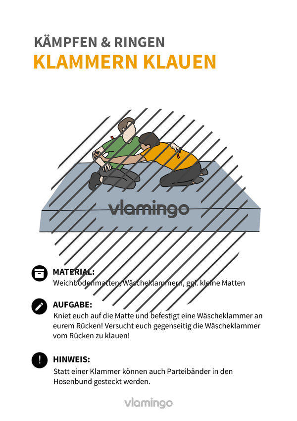 Kämpfen & Ringen: 30+ Stationskarten & Begleitmaterial für den Sportunterricht