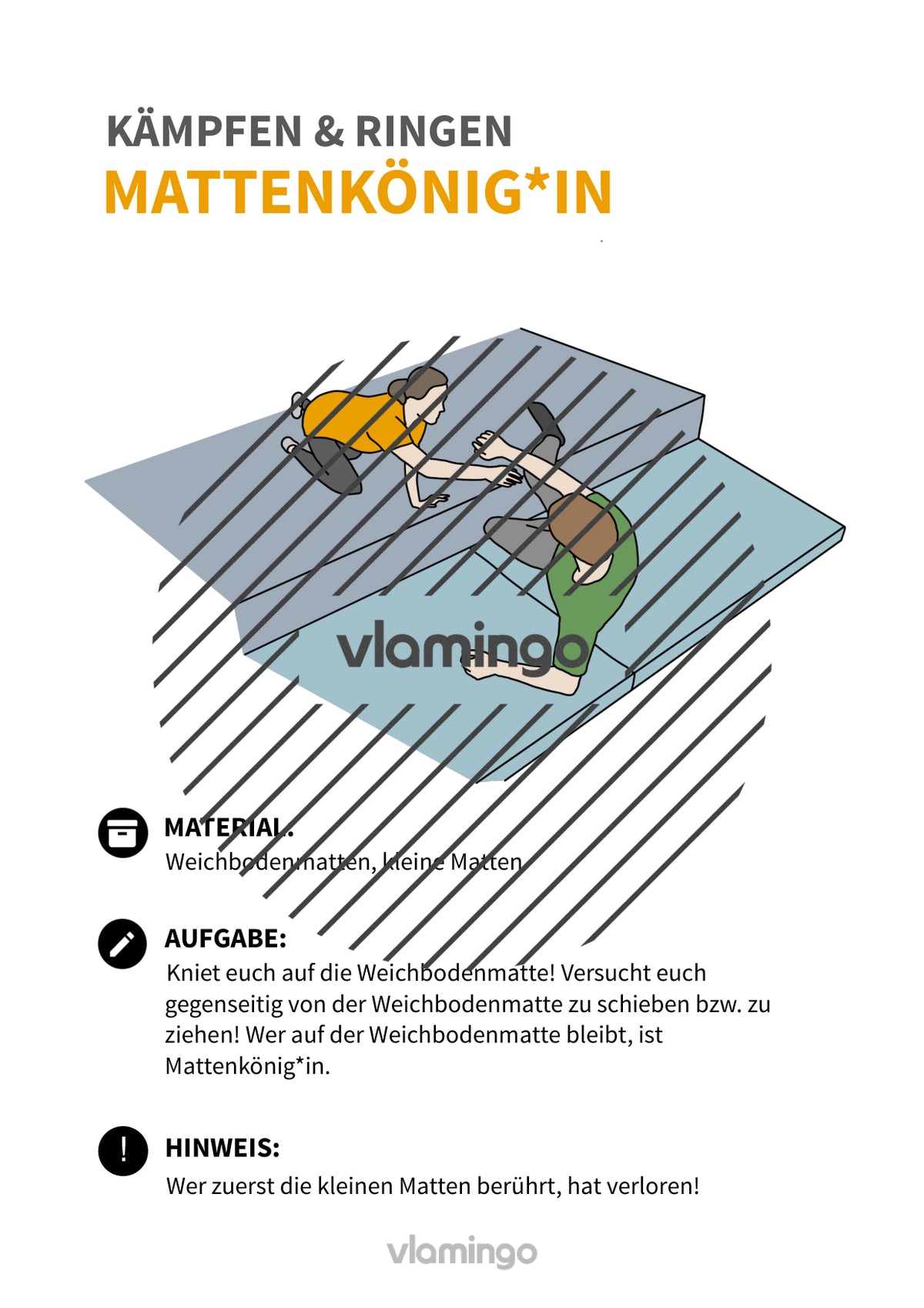 Kämpfen & Ringen: 30+ Stationskarten & Begleitmaterial für den Sportunterricht