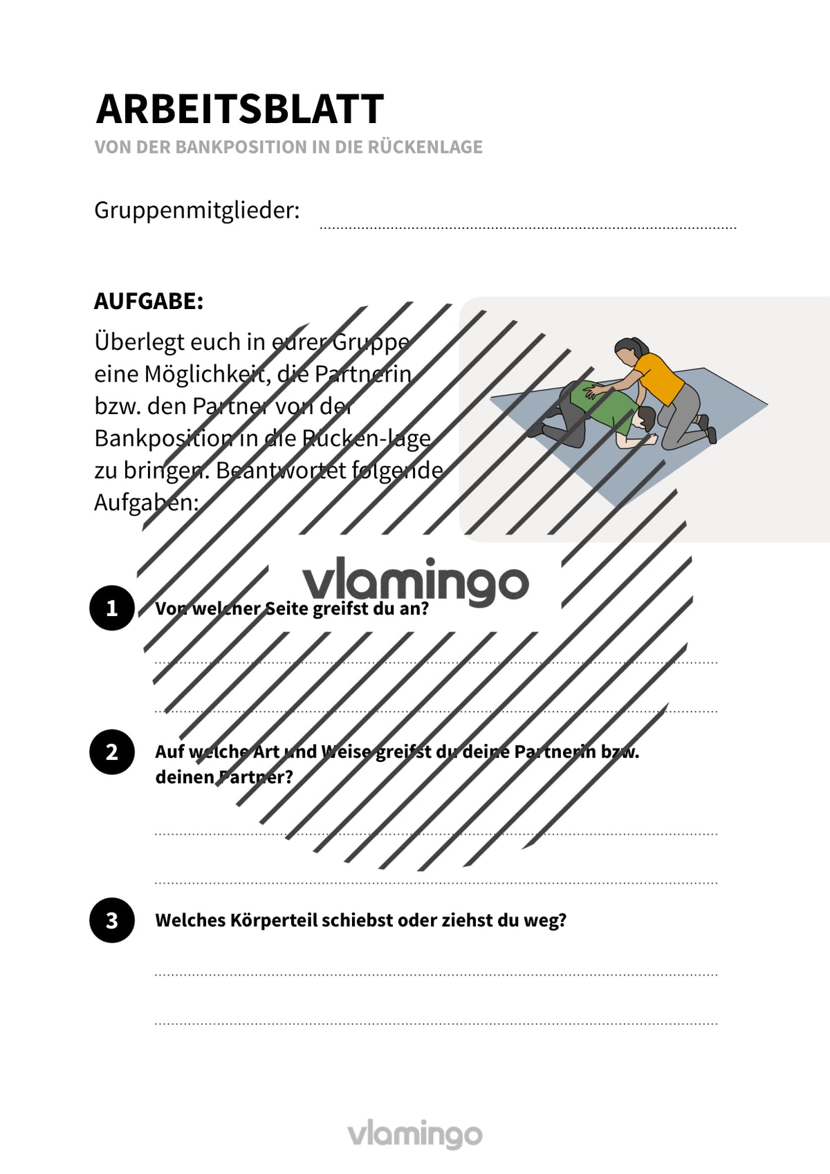 Kämpfen & Ringen: 30+ Stationskarten & Begleitmaterial für den Sportunterricht
