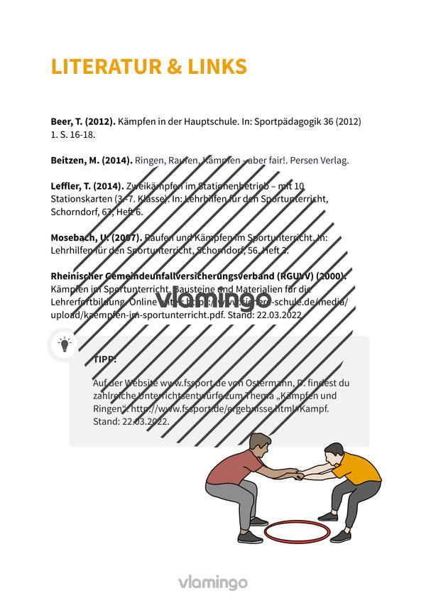 Kämpfen & Ringen: 30+ Stationskarten & Begleitmaterial für den Sportunterricht