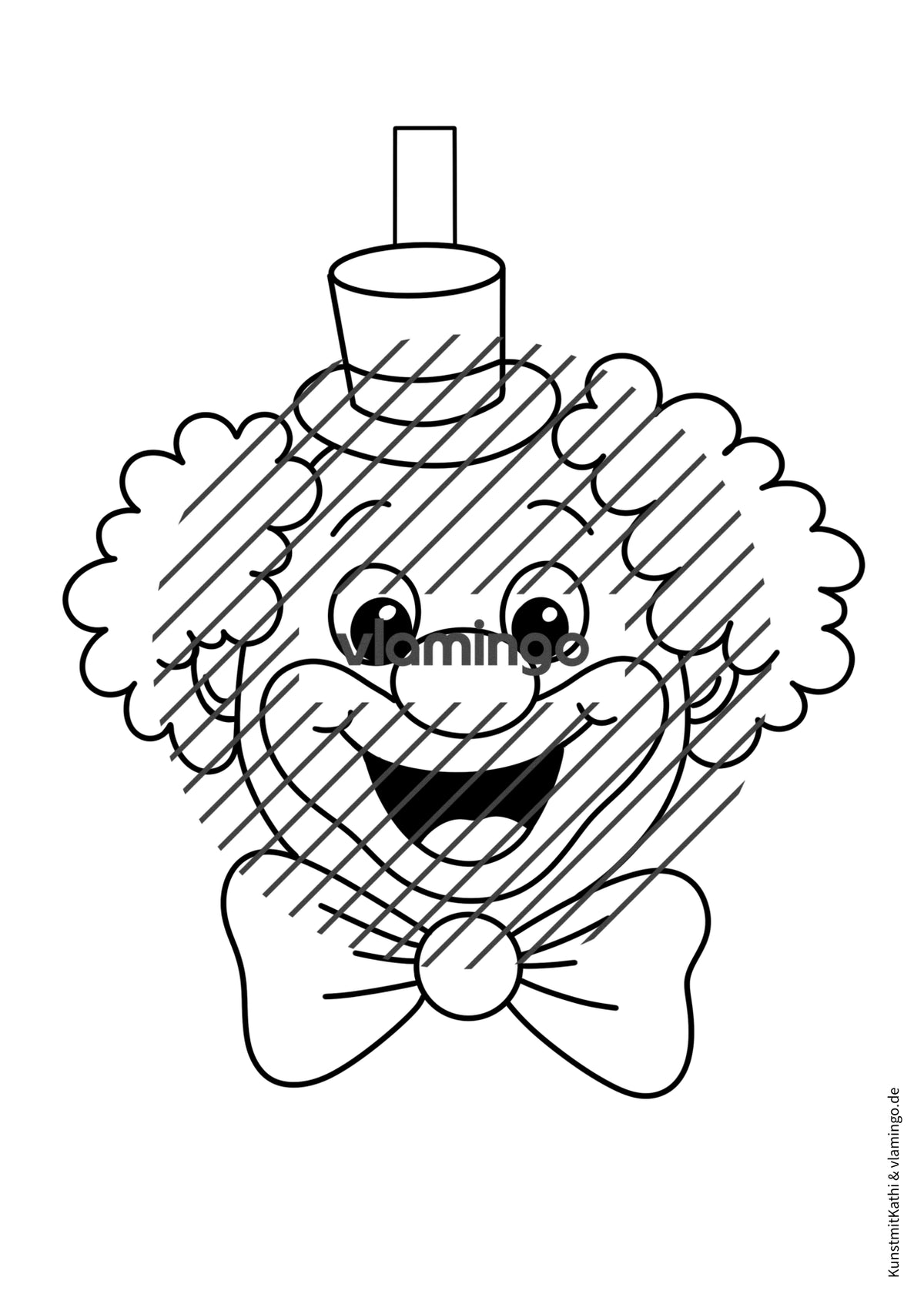 Karneval-Girlande für den Klassenraum (Fasching / Fastnacht)
