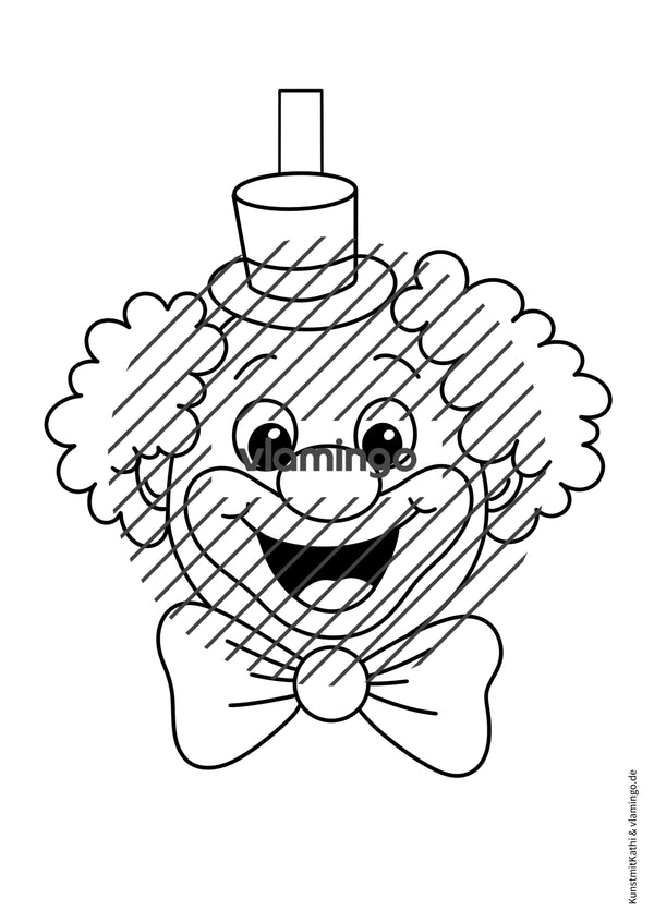 Guirnalda de carnaval para el aula (Carnaval / An carnaval)