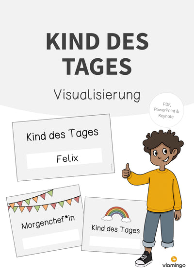 Kind des Tages: Visualisierung für den Klassenraum (Grundschule)