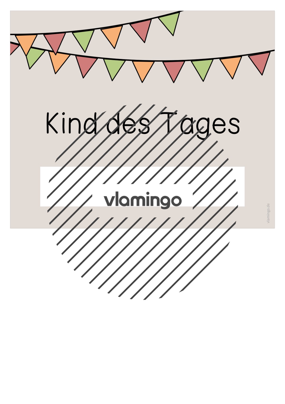 Kind des Tages: Visualisierung für den Klassenraum (Grundschule)