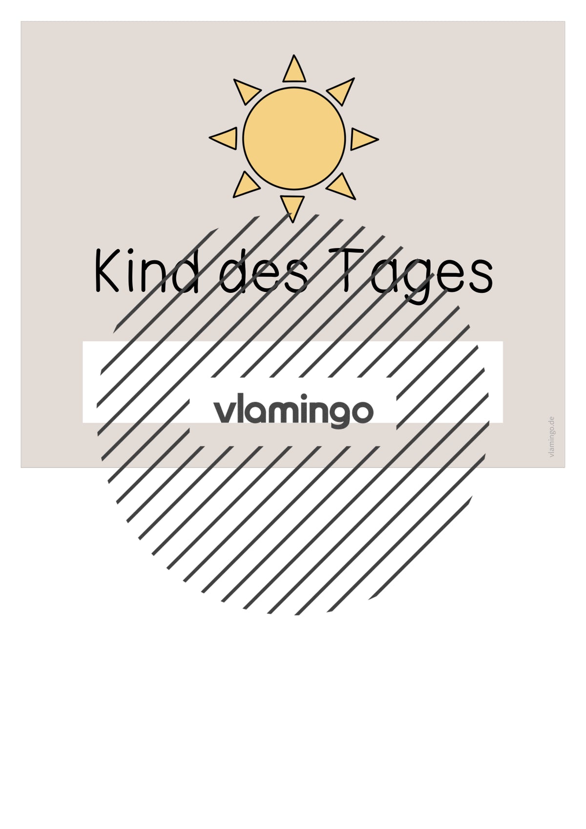Kind des Tages: Visualisierung für den Klassenraum (Grundschule)
