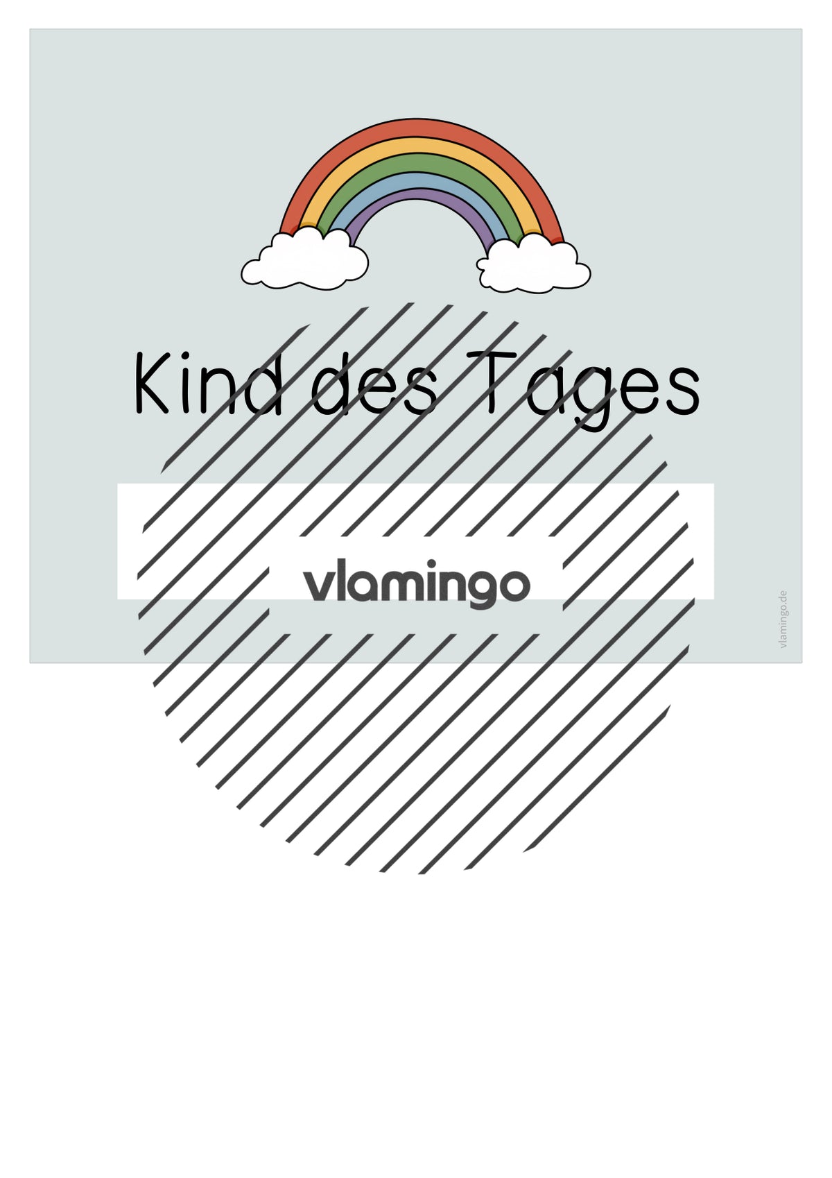Kind des Tages: Visualisierung für den Klassenraum (Grundschule)