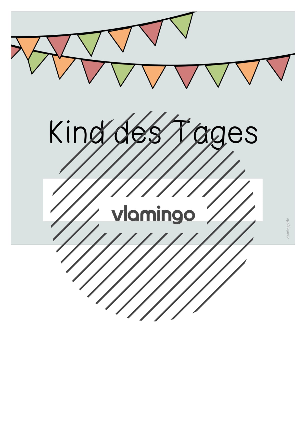 Kind des Tages: Visualisierung für den Klassenraum (Grundschule)