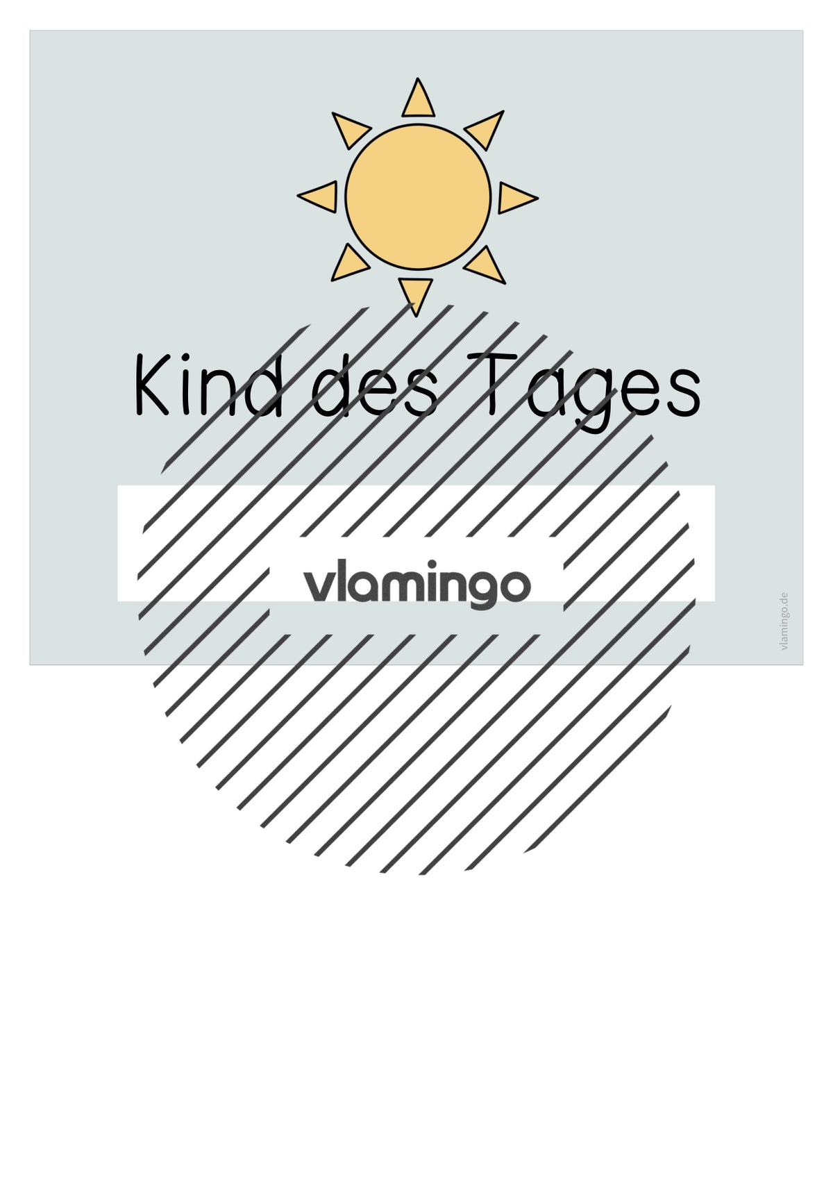 Kind des Tages: Visualisierung für den Klassenraum (Grundschule)