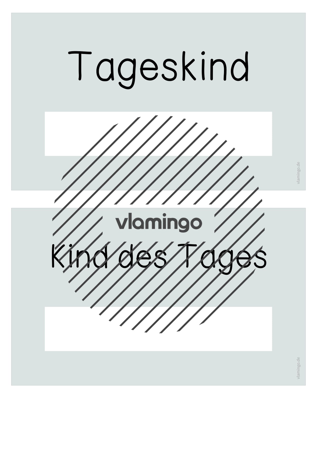 Kind des Tages: Visualisierung für den Klassenraum (Grundschule)