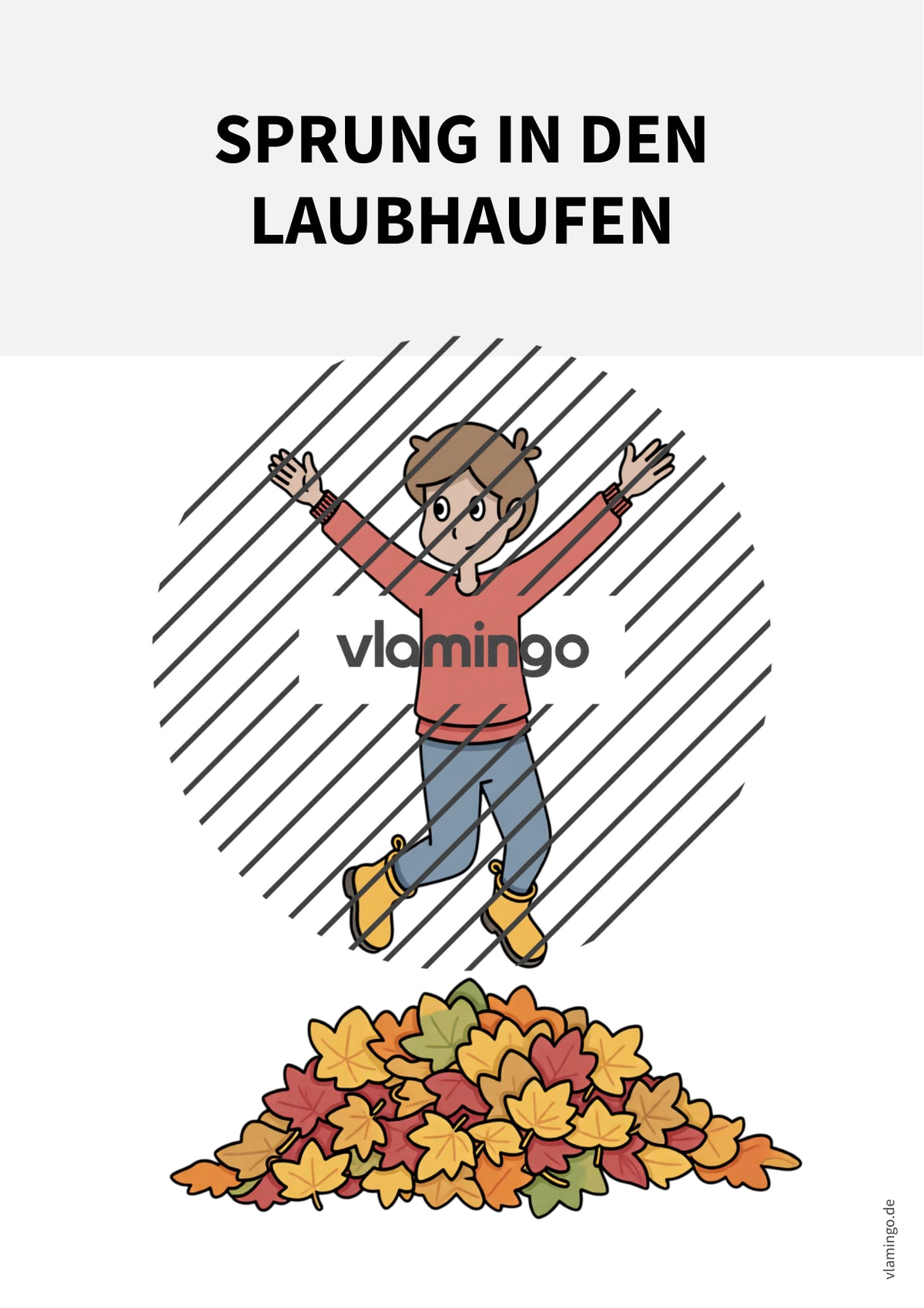 Herbst-Bewegungslandschaft für das Kinderturnen und den Sportunterricht