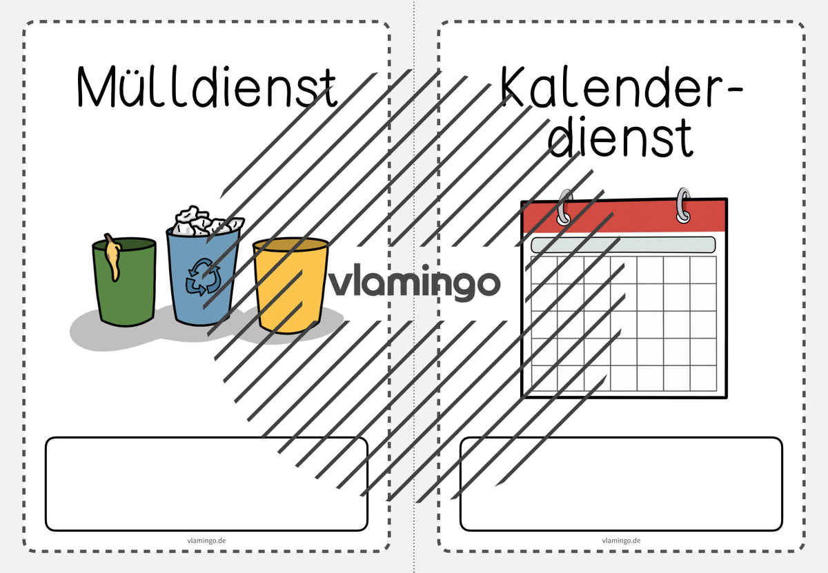 Klassendienste: 50+ Bildkarten für deinen Unterricht