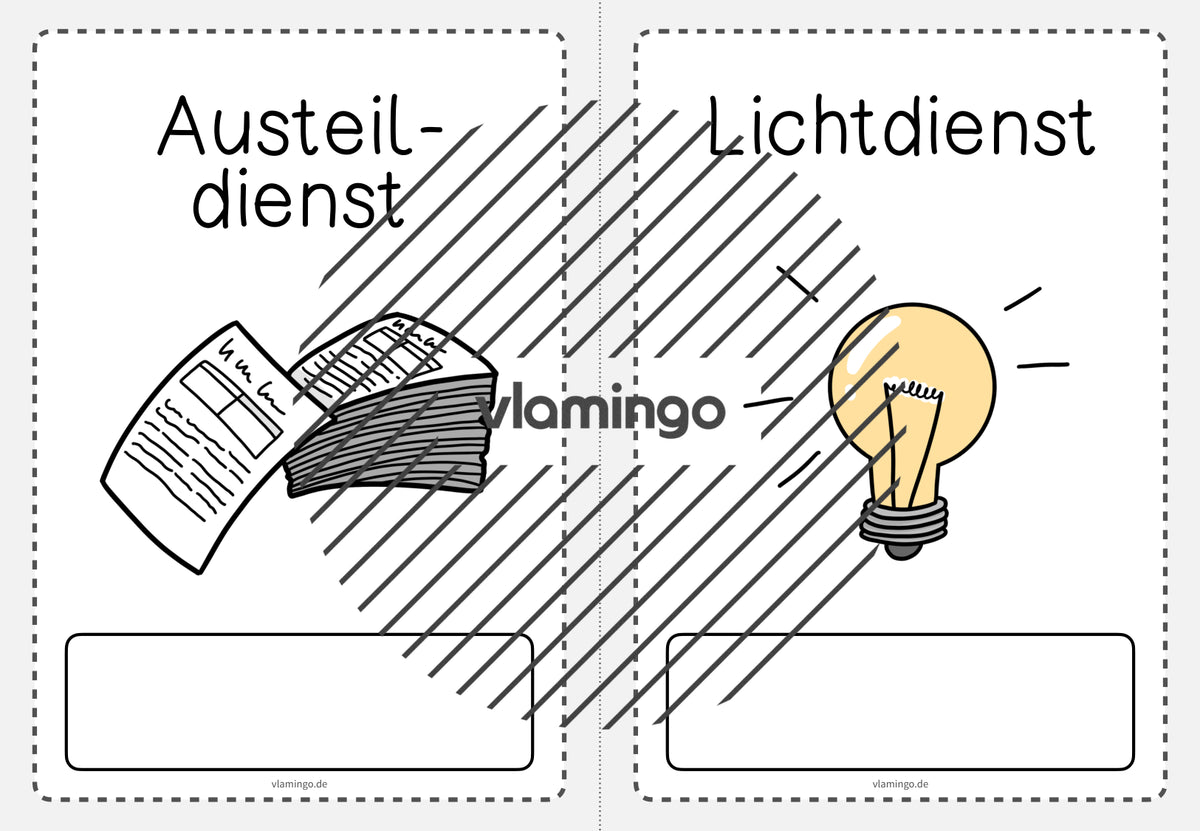 Klassendienste: 50+ Bildkarten für deinen Unterricht