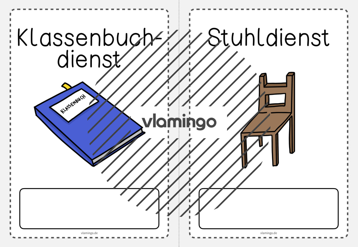Klassendienste: 50+ Bildkarten für deinen Unterricht