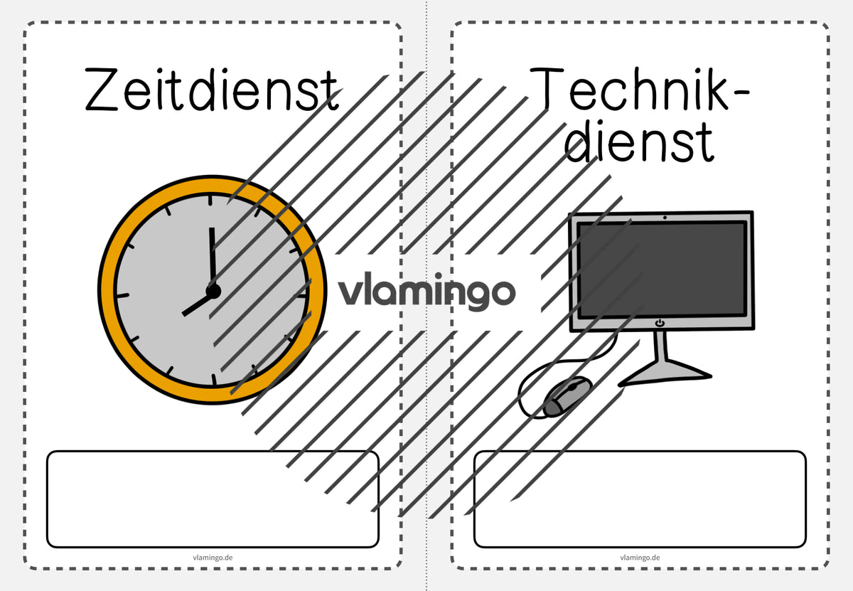 Klassendienste: 50+ Bildkarten für deinen Unterricht