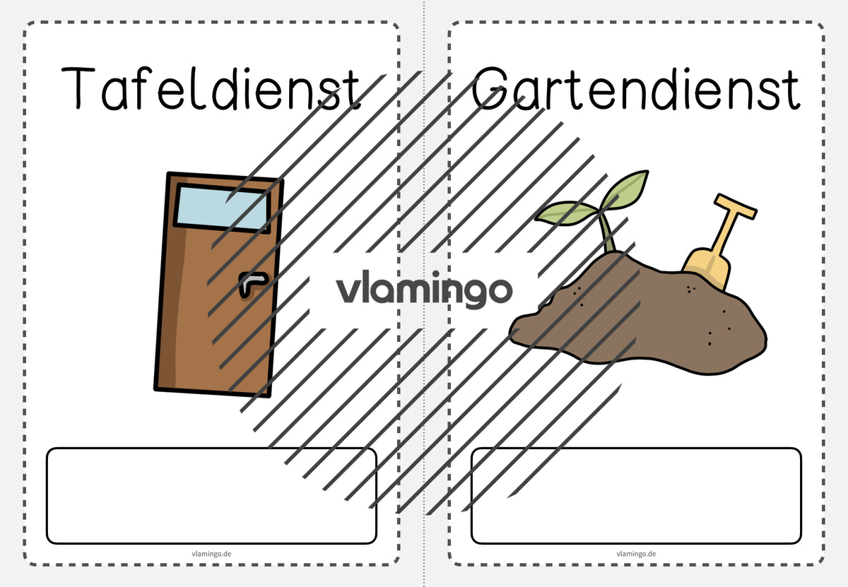 Klassendienste: 50+ Bildkarten für deinen Unterricht