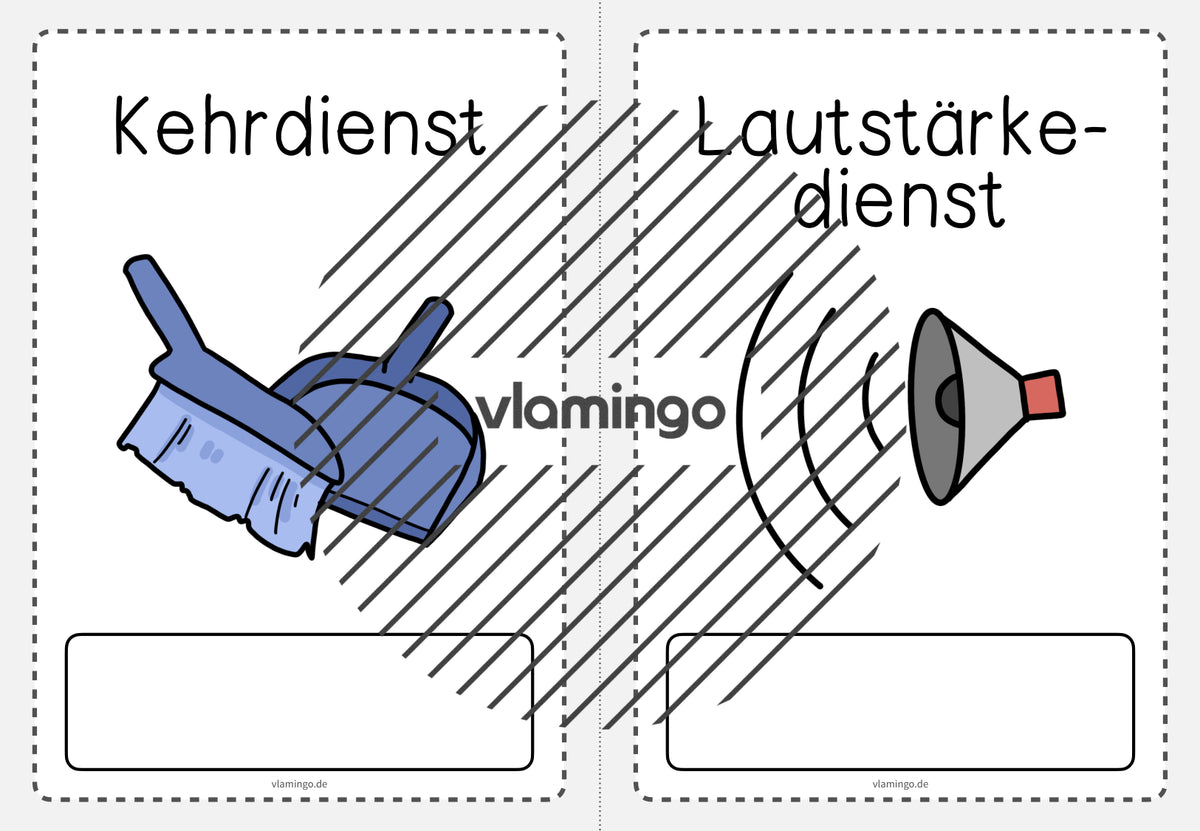 Klassendienste: 50+ Bildkarten für deinen Unterricht