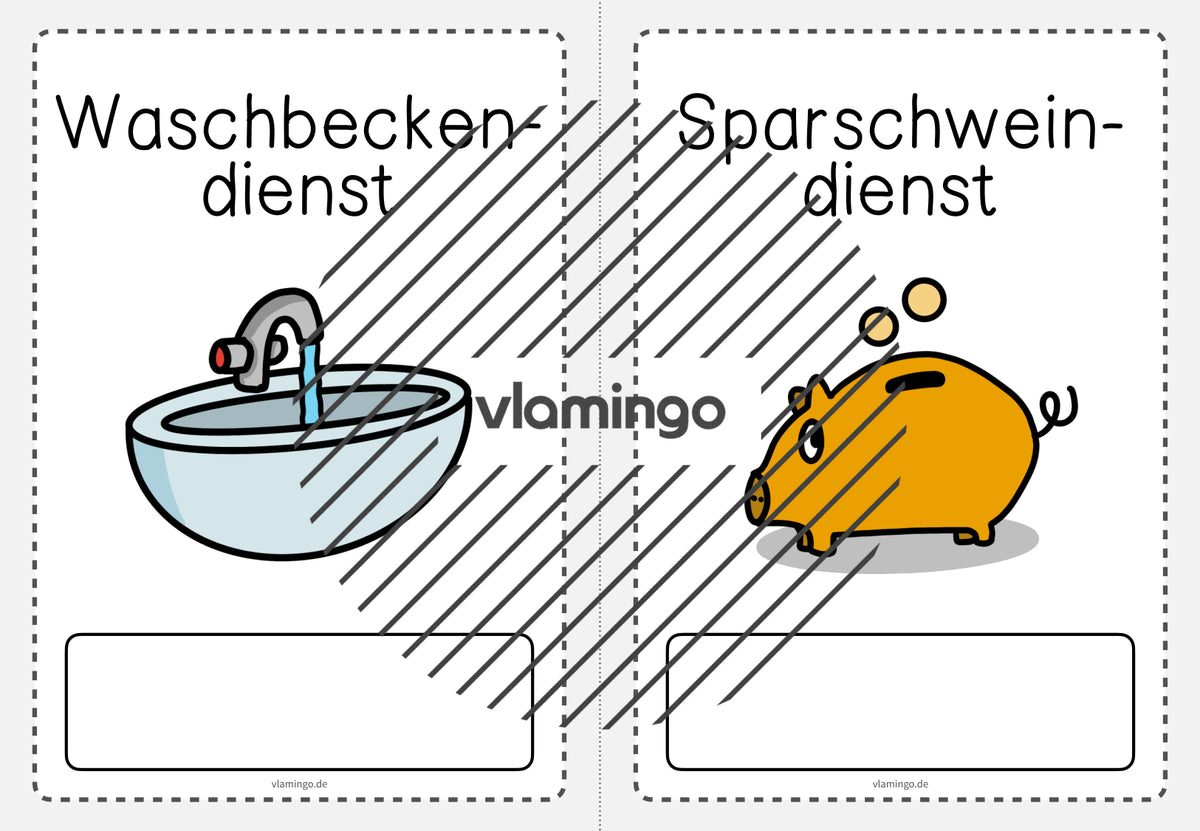 Klassendienste: 50+ Bildkarten für deinen Unterricht
