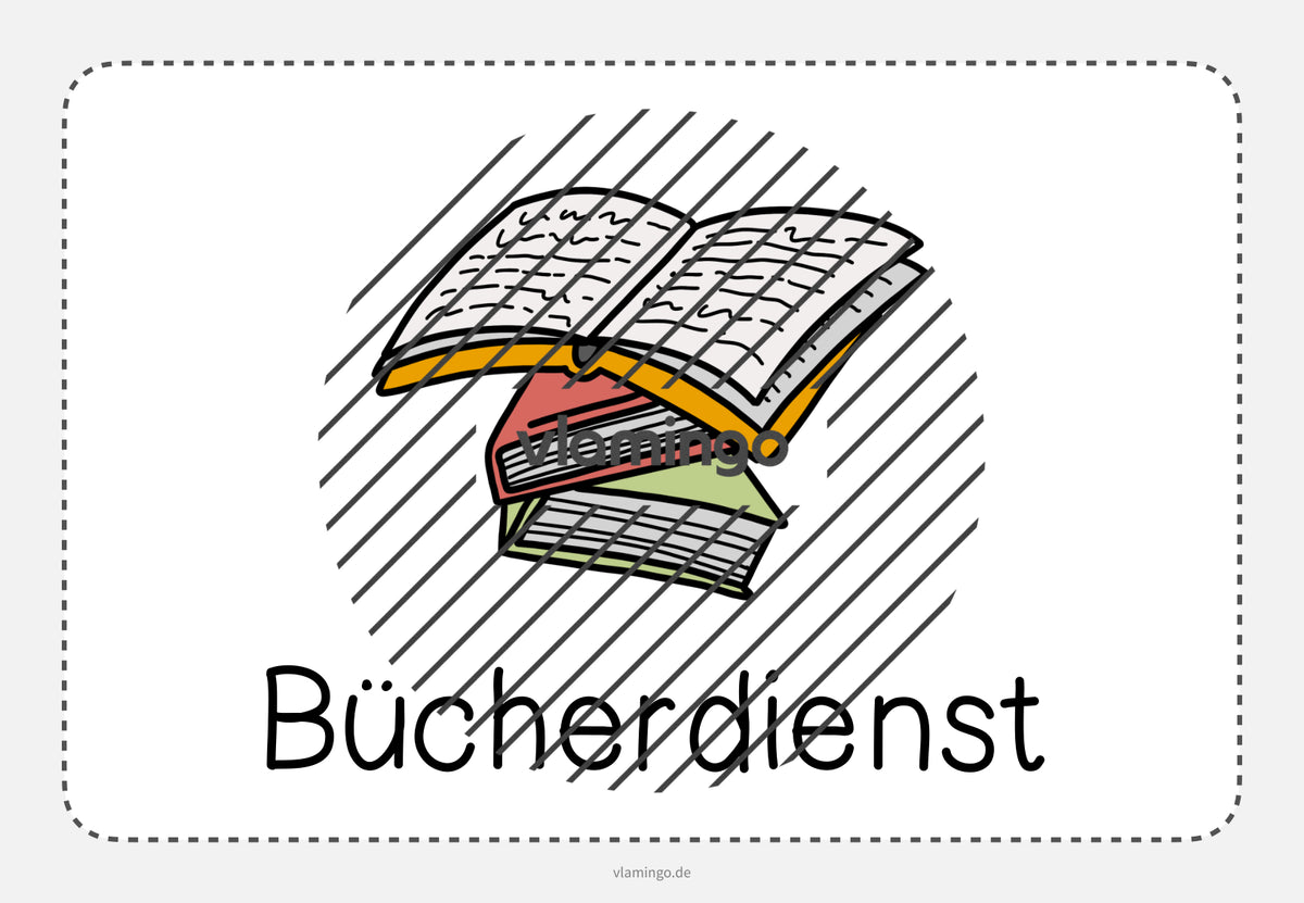 Klassendienste: 50+ Bildkarten für deinen Unterricht