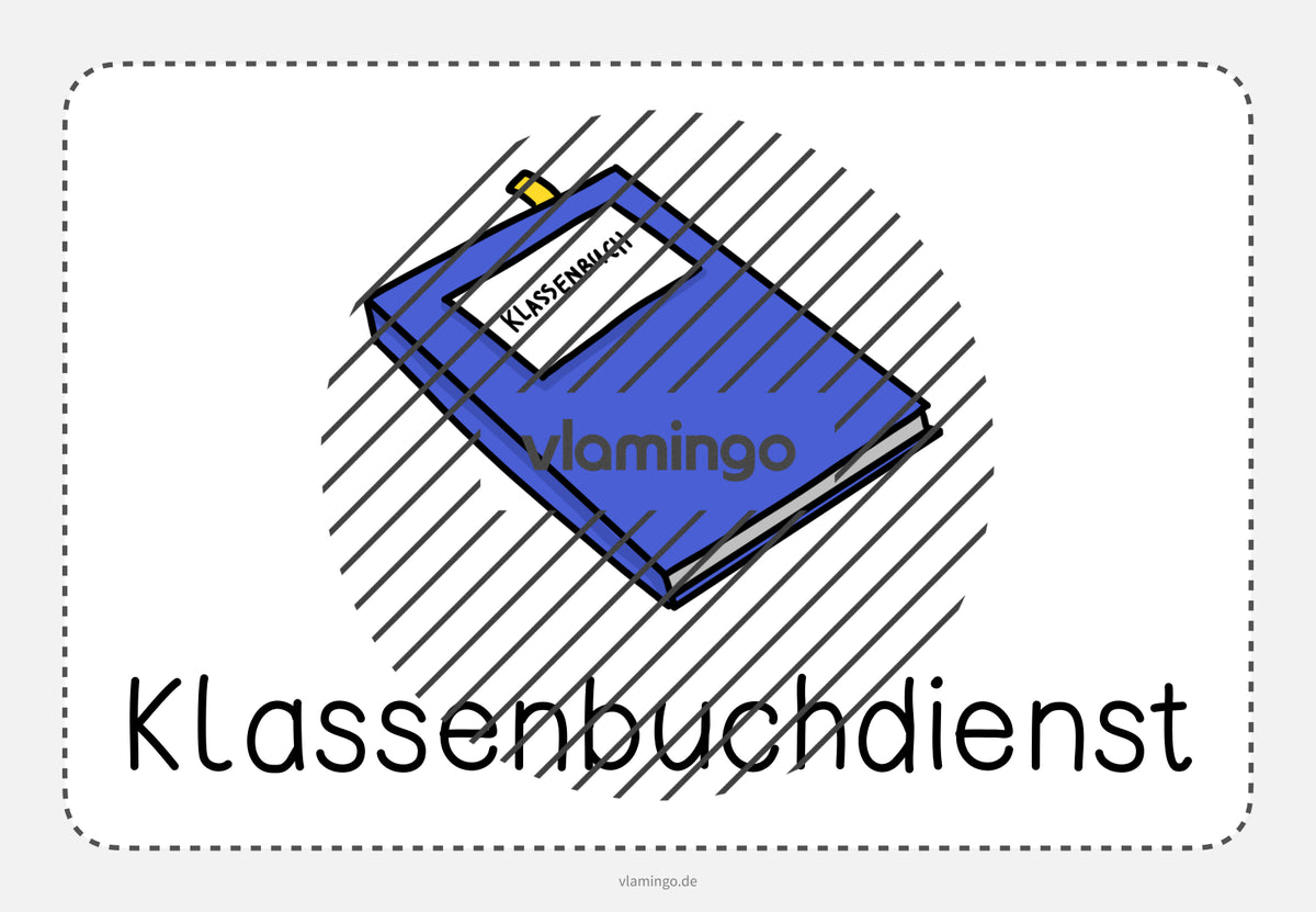Klassendienste: 50+ Bildkarten für deinen Unterricht