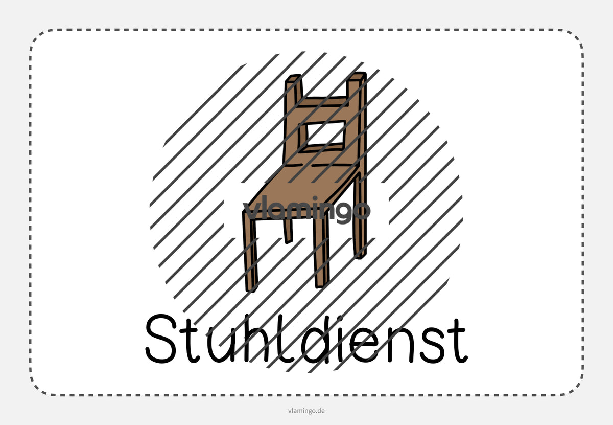 Klassendienste: 50+ Bildkarten für deinen Unterricht