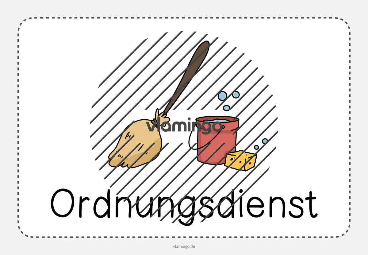 Klassendienste: 50+ Bildkarten für deinen Unterricht