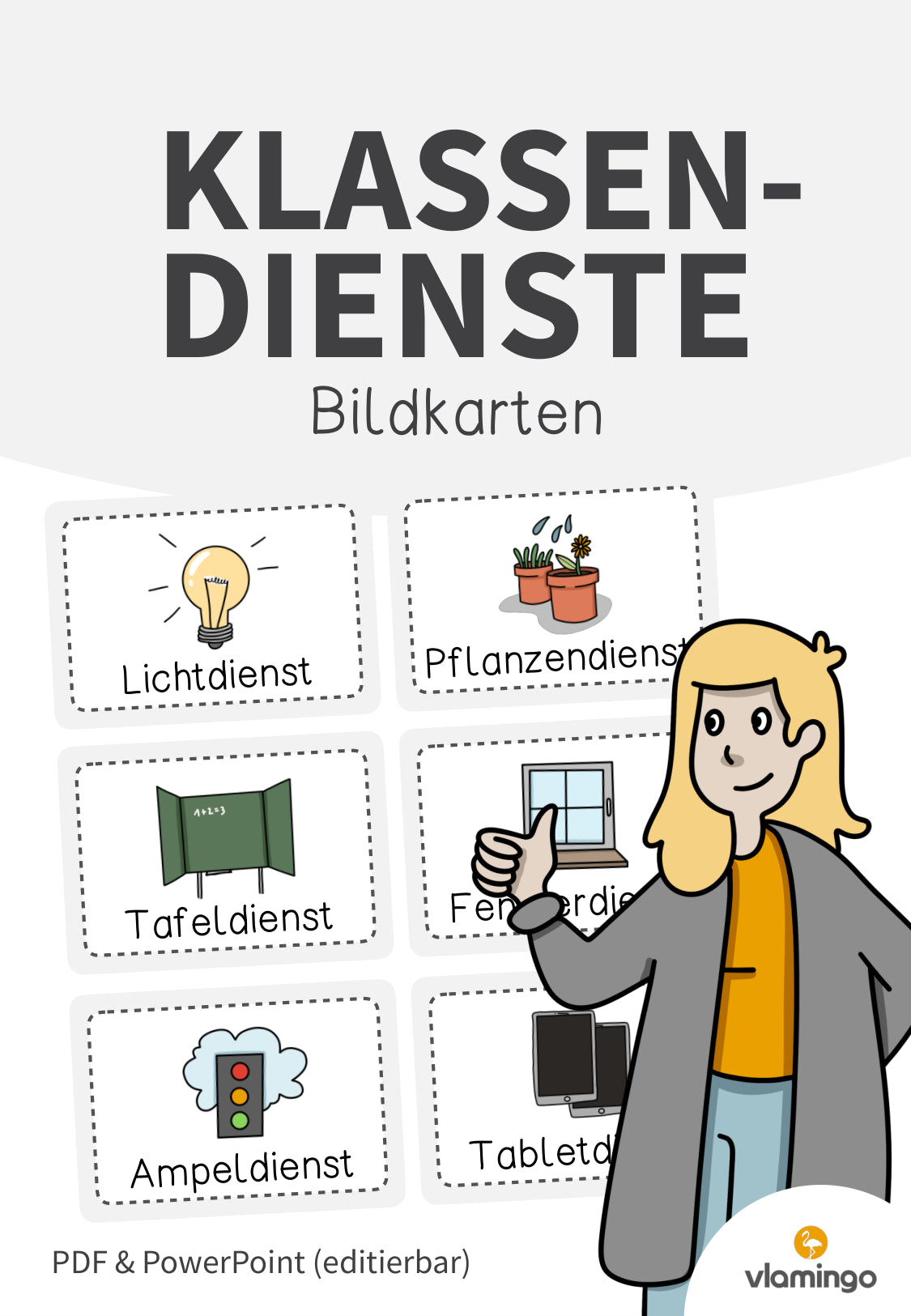 Klassendienste: 50+ Bildkarten für deinen Unterricht