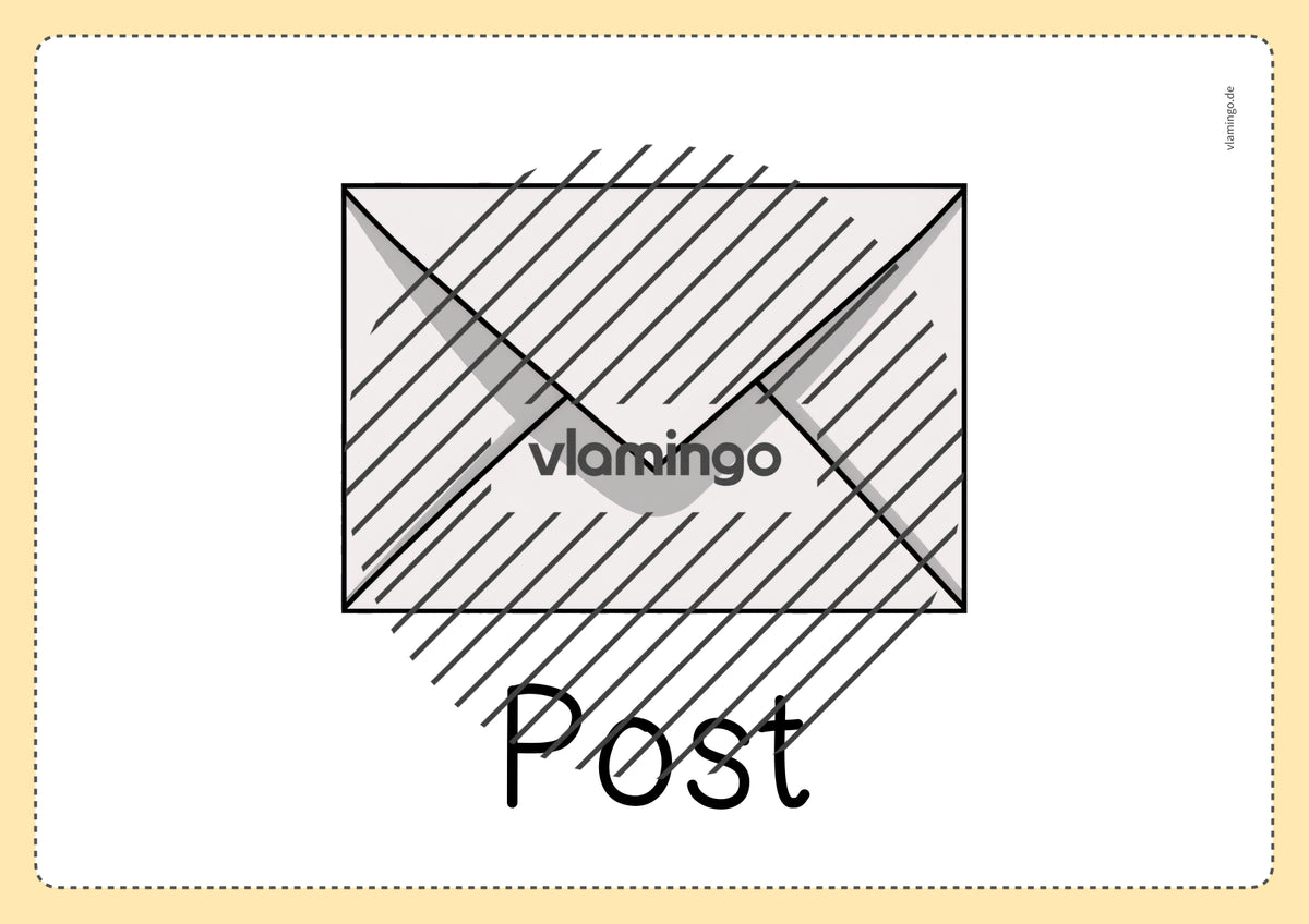Klassenpost: Schilder für den Postkasten im Klassenraum (Classroom-Management)