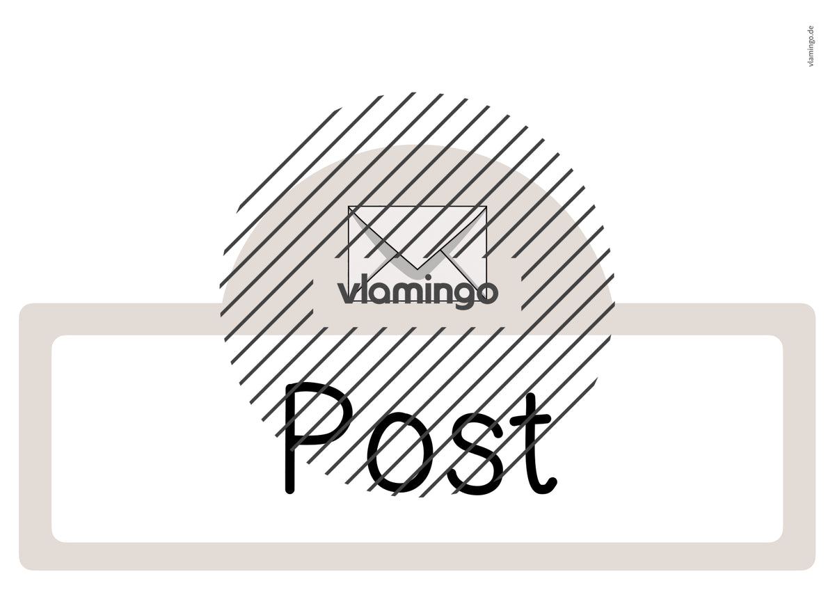 Klassenpost: Schilder für den Postkasten im Klassenraum (Classroom-Management)