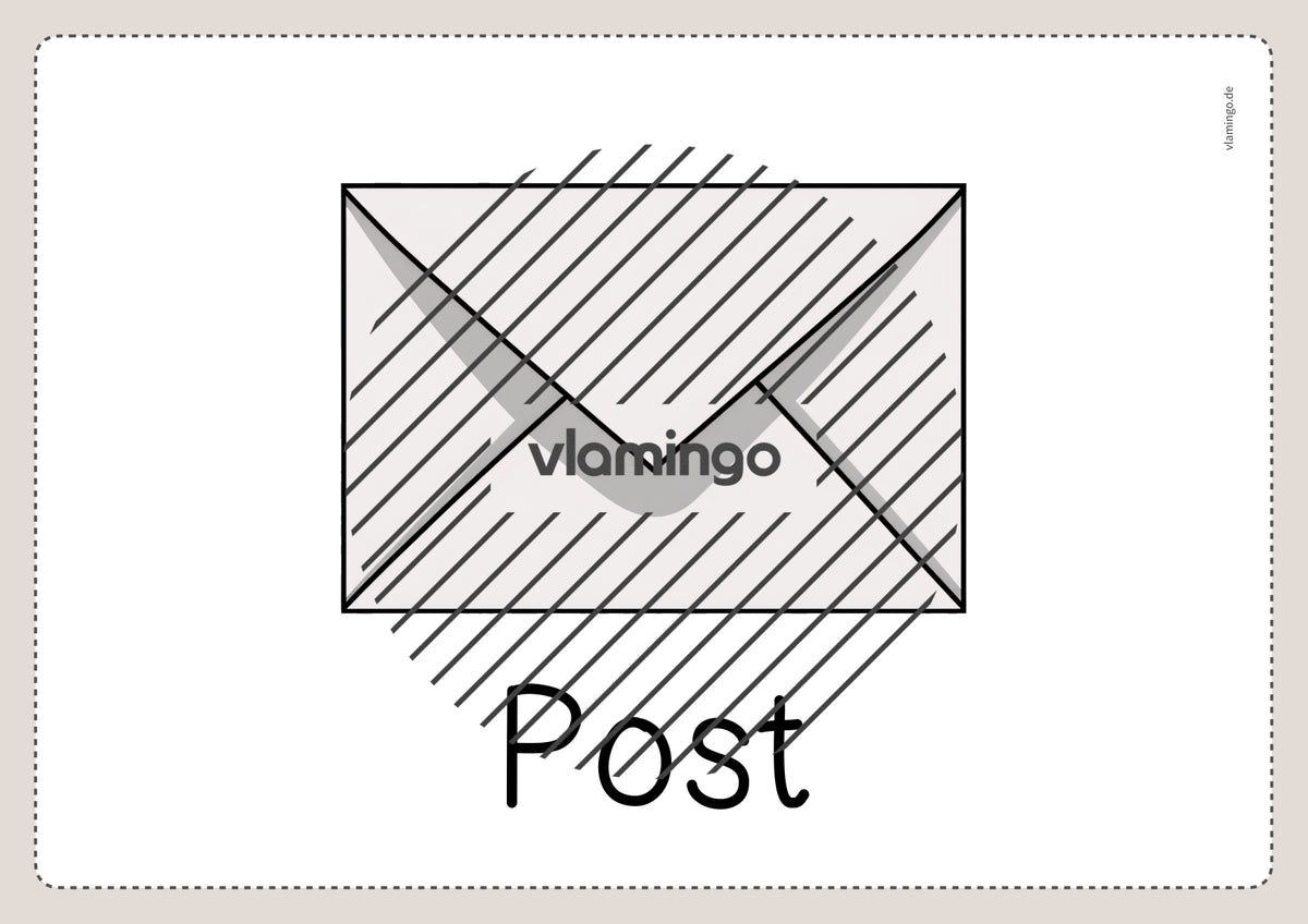 Klassenpost: Schilder für den Postkasten im Klassenraum (Classroom-Management)