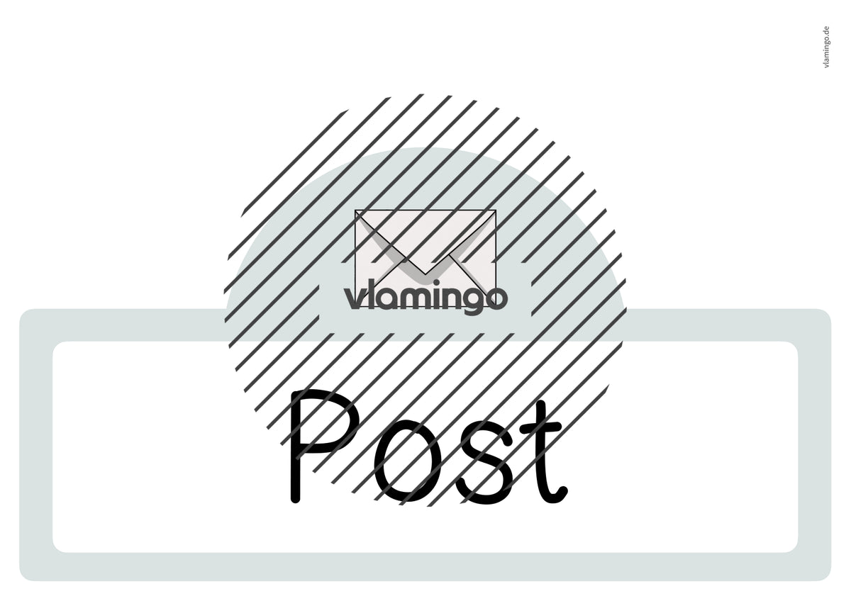 Klassenpost: Schilder für den Postkasten im Klassenraum (Classroom-Management)
