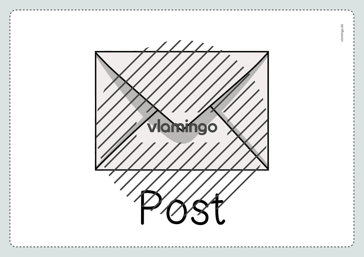 Klassenpost: Schilder für den Postkasten im Klassenraum (Classroom-Management)