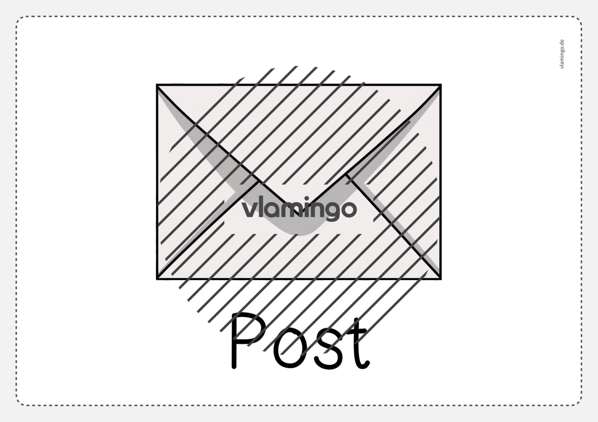 Klassenpost: Schilder für den Postkasten im Klassenraum (Classroom-Management)