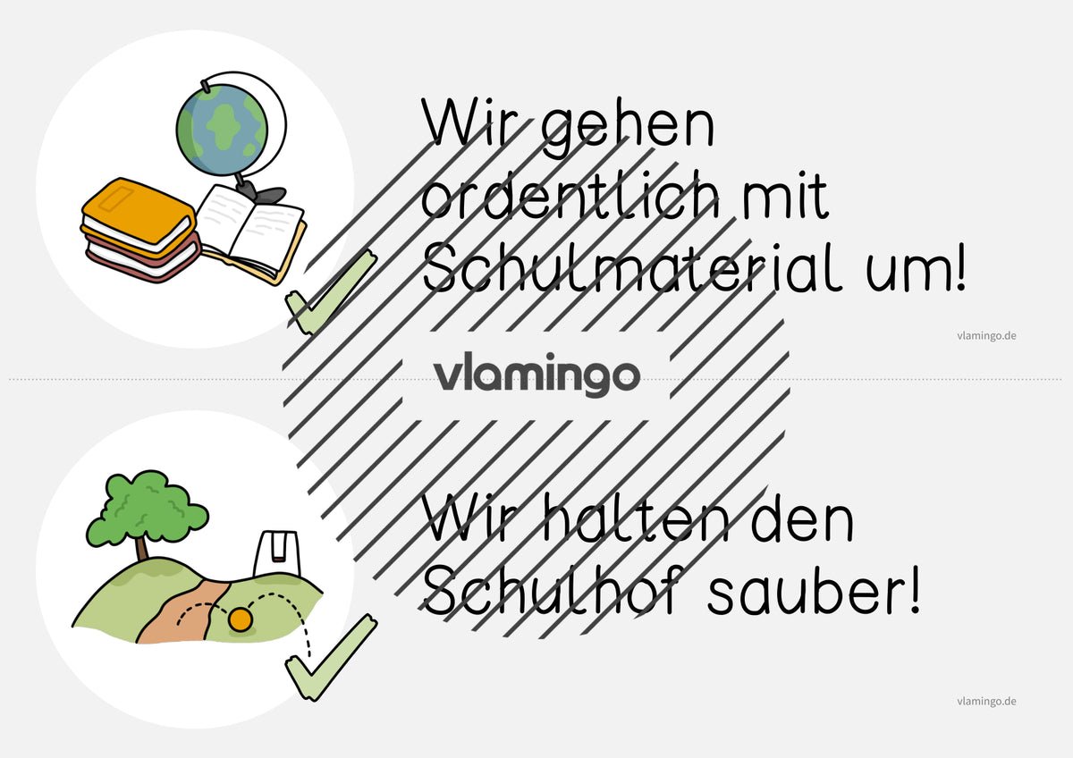 Klassenregeln: 25+ Bildkarten für den Unterricht