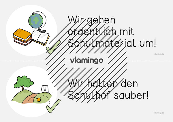 Klassenregeln: 25+ Bildkarten für den Unterricht
