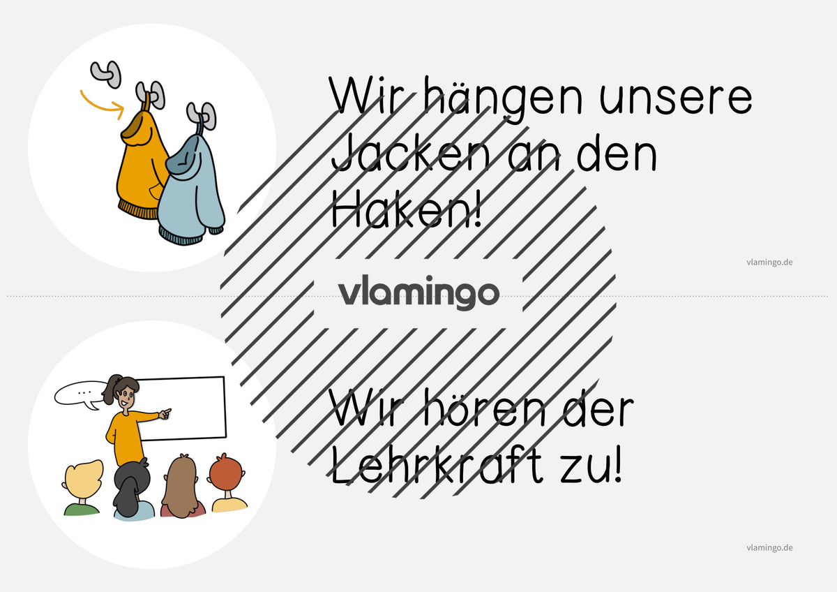 Klassenregeln: 25+ Bildkarten für den Unterricht