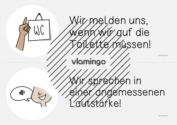 Klassenregeln: 25+ Bildkarten für den Unterricht