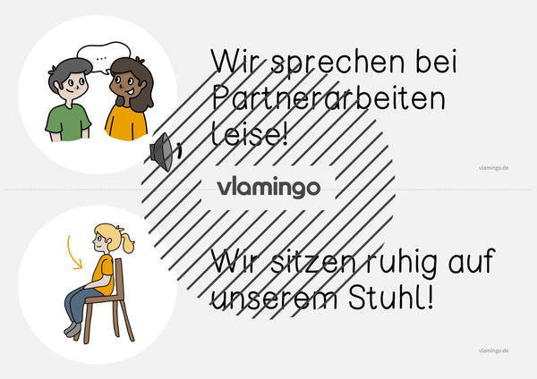 Klassenregeln: 25+ Bildkarten für den Unterricht